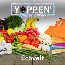 Frutas, verduras y textiles con productos Ecovelt YOPPEN's Hall of Fame
